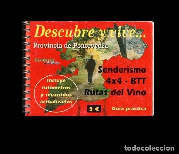 Libros de segunda mano: GALICIA. PONTEVEDRA. GUIA SENDERISMO. 4 X 4. BTT. BICICLETA. RUTAS DEL VINO. RECORRIDOS.