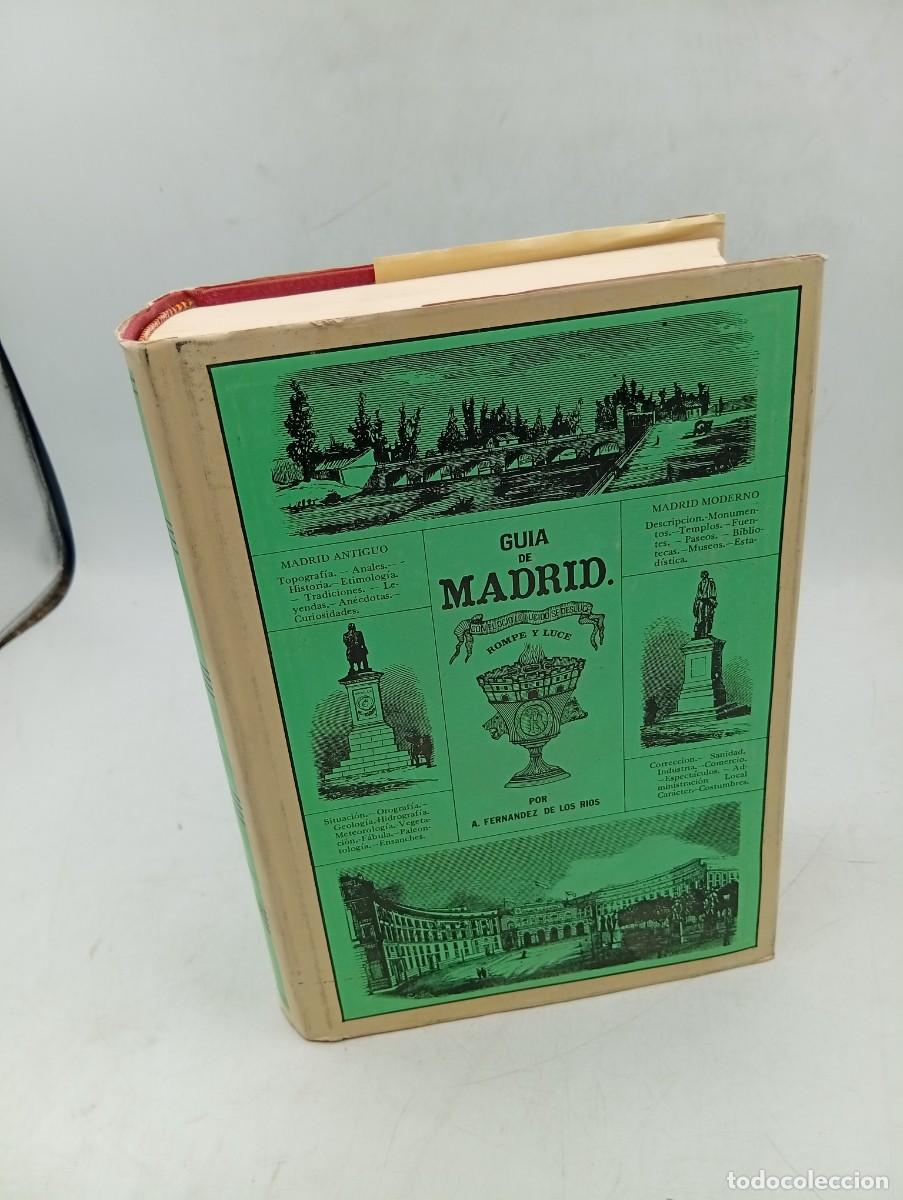 Libros de segunda mano: GUIA DE MADRID. A. FERNANDEZ DE LOS RIOS. ED. FACSIMILAR, 1876. 1975. PAGS: 813.