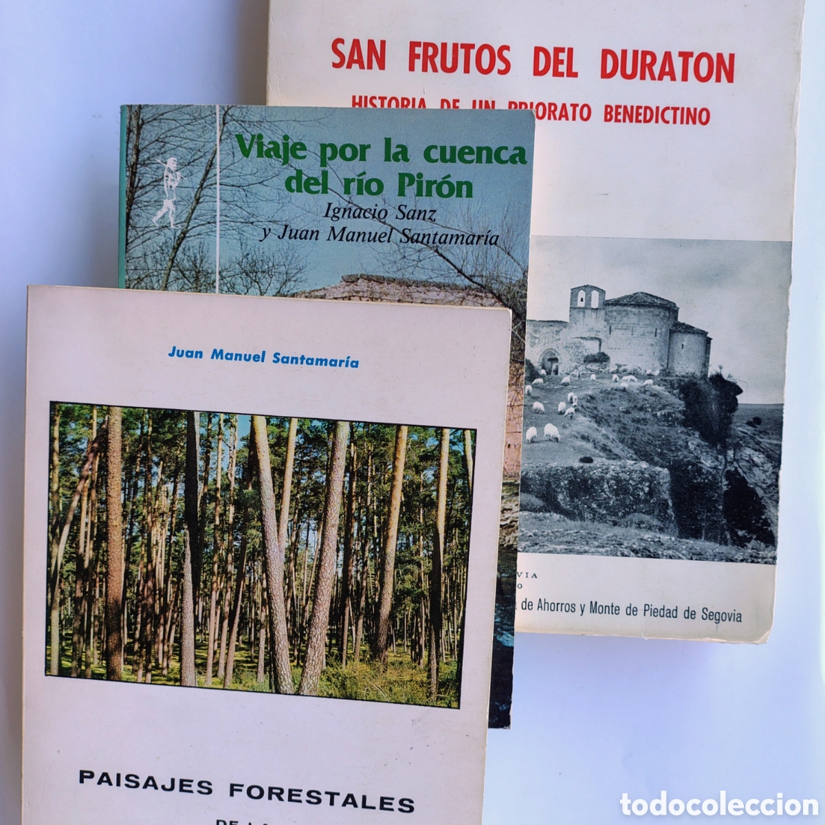 Libros de segunda mano: 3 Libros sobre Segovia: Paisajes Forestales, R&iacute;o Pir&oacute;n y San Frutos del Durat&oacute;n