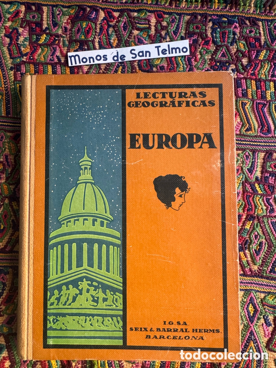 Libros de segunda mano: Lectura geogr&aacute;ficas Europa Seix Barral hermanos Sello Patronato Misiones pedag&oacute;gicas