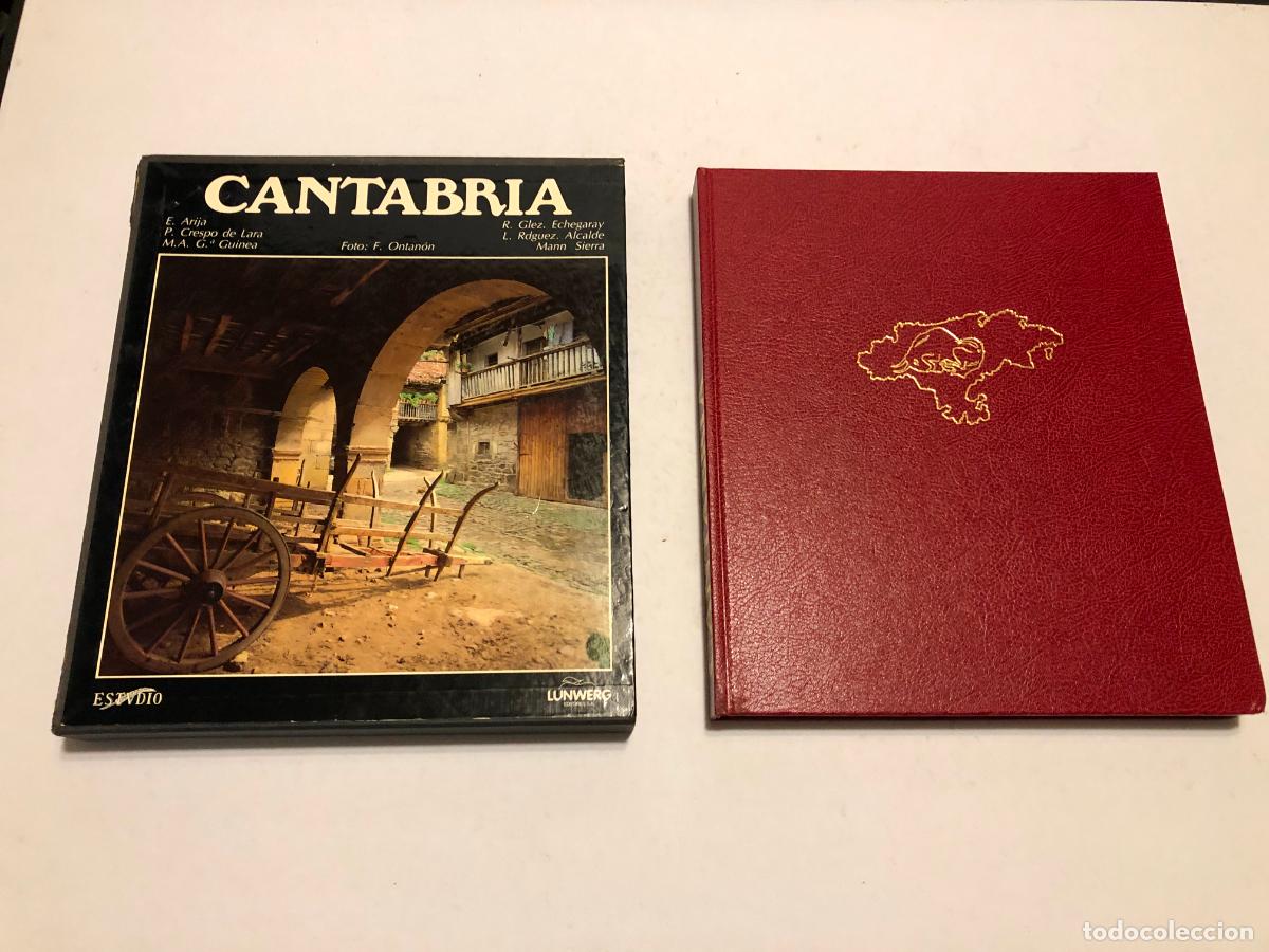 Libros de segunda mano: Libro CANTABRIA - Lunwerg Editores - Estvdio - Gran Formato con estuche original