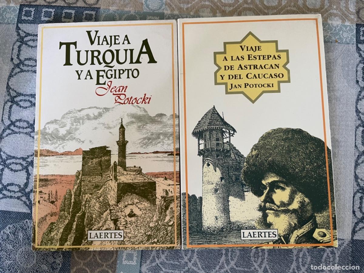 Libros de segunda mano: Potocki, Jan.- Viaje a las estepas de Astrac&aacute;n y del C&aacute;ucaso/ Viaje a Turqu&iacute;a y Egipto ( 2 vols.)