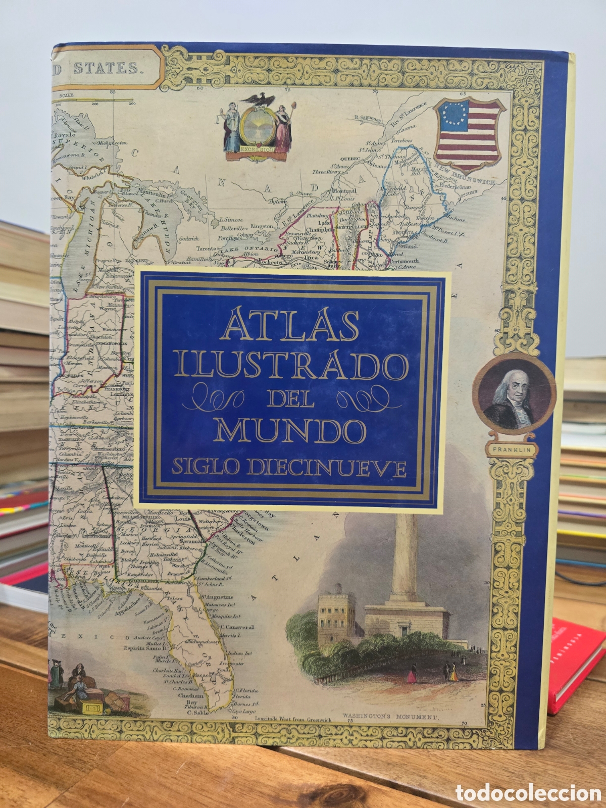 Gebrauchte B&uuml;cher: ATLAS ILUSTRADO DEL MUNDO SIGLO DIECINUEVE ED. LIBSA 1990