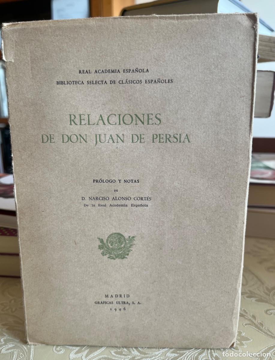 Libros de segunda mano: Relaciones de Don Juan de Persia