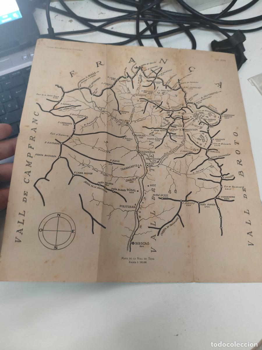 Libros de segunda mano: MAPA DE LA VALL DE TENA. CENTRE EXCURSIONISTA DE CATALUNYA.