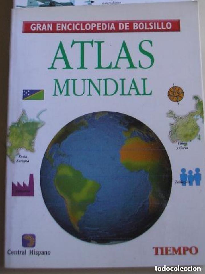 Libros de segunda mano: GRAN ENCICLOPEDIA DE BOLSILLO - ATLAS MUNDIAL -MINI LIBRO --leer detalles