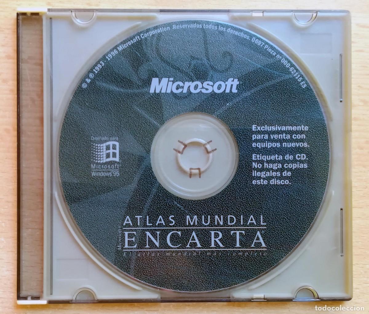 Libros de segunda mano: CD-Rom. Atlas Mundial Encarta.
