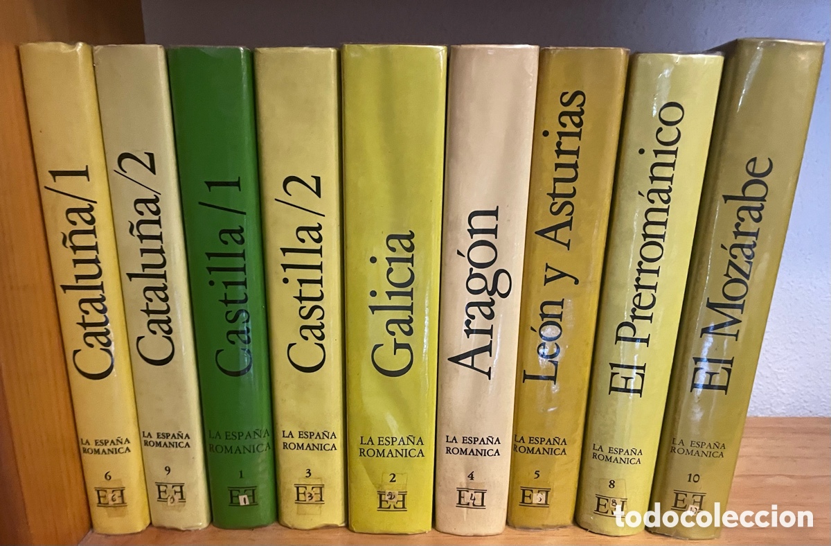 Libros de segunda mano: LA ESPA&Ntilde;A ROM&Aacute;NICA. Ediciones Encuentro. 9 tomos