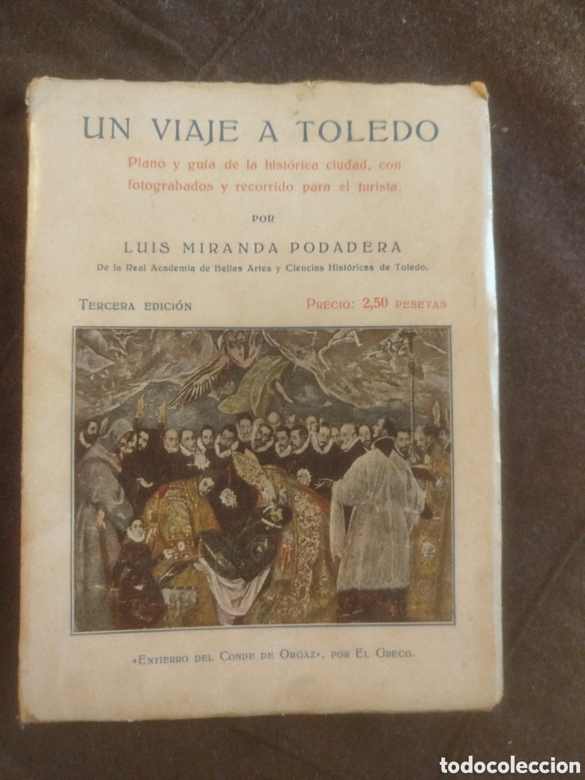 Libros de segunda mano: plano y gu&iacute;a de la historia de la ciudad un viaje a Toledo