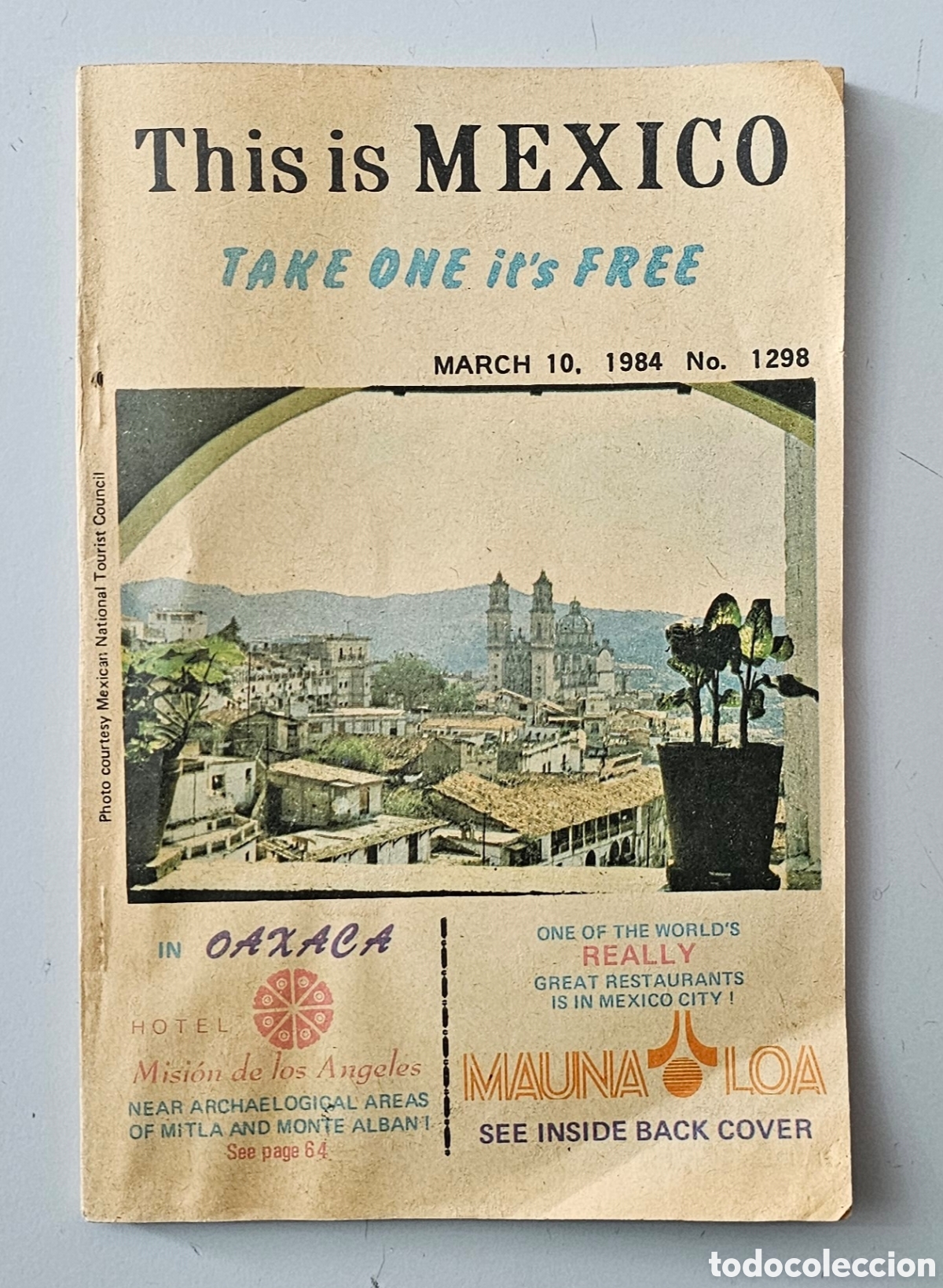 Libros de segunda mano: REVISTA TURISTICA THIS IS MEXICO N&deg;1298 A&Ntilde;O 1984