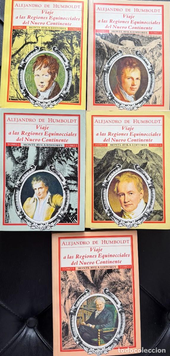 Livros em segunda m&atilde;o: Humboldt, Alexander von. Viaje a las regiones equinocciales del Nuevo Continente. 5 vols
