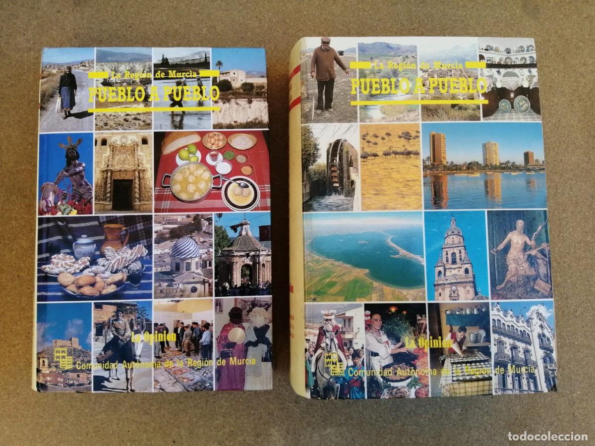 Libros de segunda mano: LA REGION DE MURCIA PUEBLO A PUEBLO (DOS VOLUMENES)