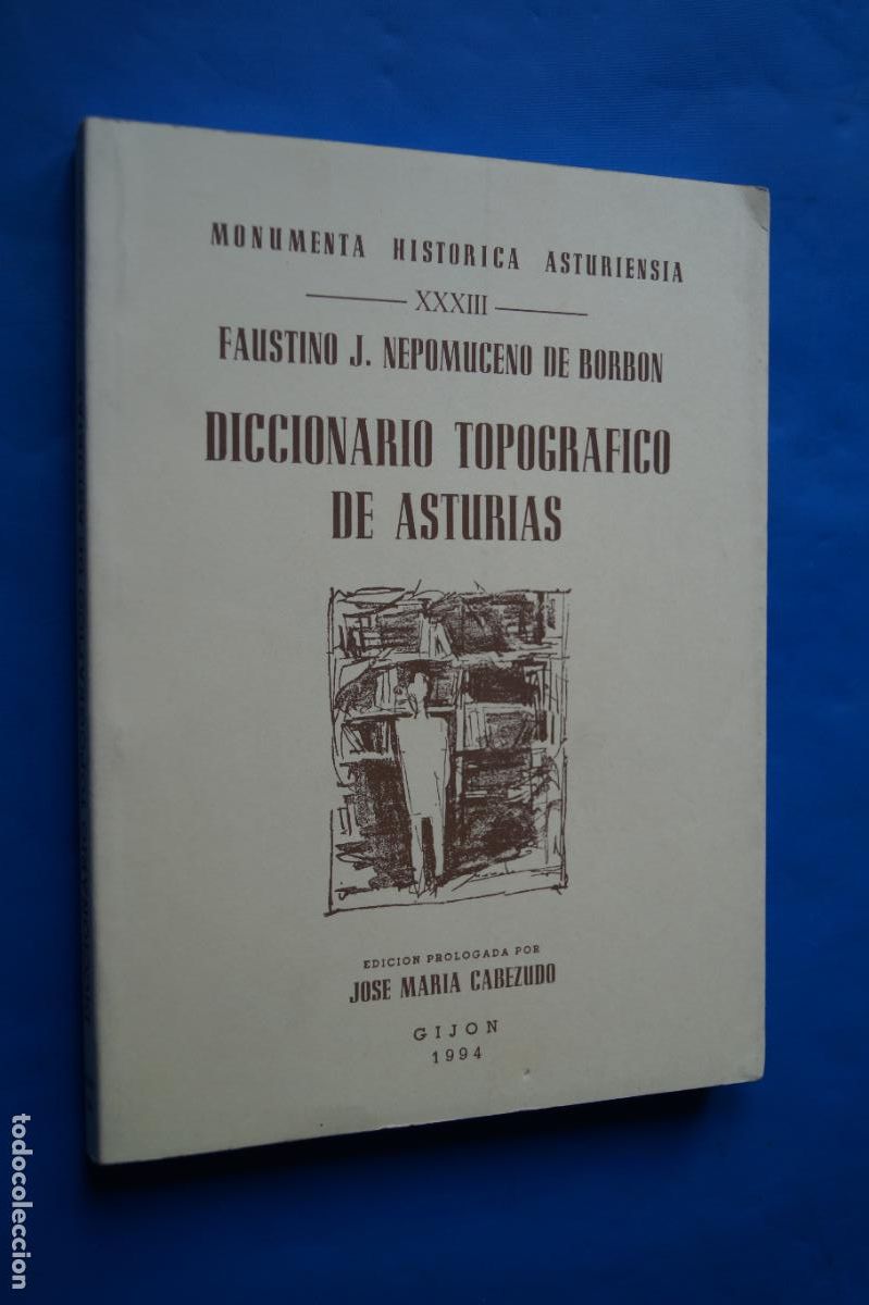 Libros de segunda mano: DICCIONARIO TOPOGRAFICO DE ASTURIAS. FAUSTINO NEPOMUCENO DE BORBON