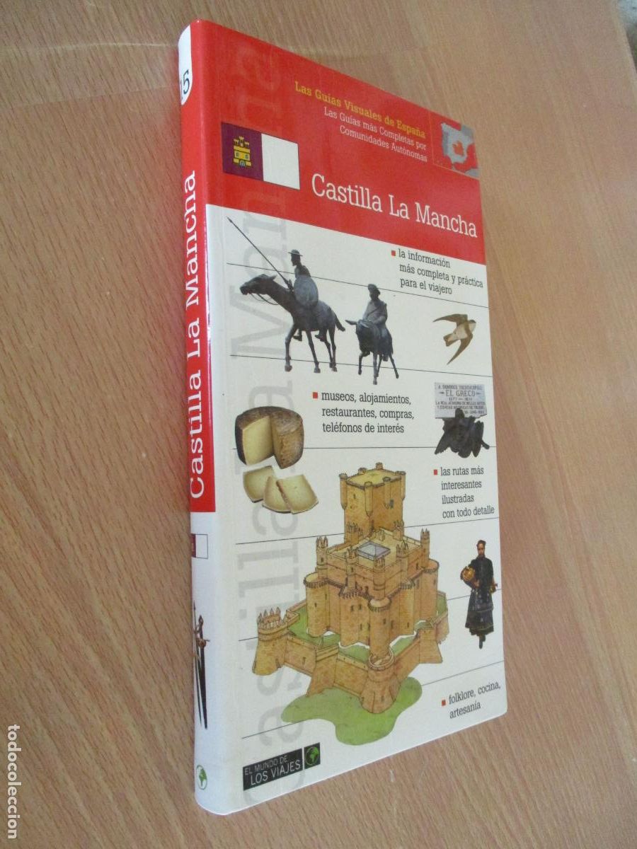 Libros de segunda mano: LAS GU&Iacute;AS VISUALES DE ESPA&Ntilde;A-CASTILLA LA MANCHA-FLOKLORE, COCINA, ARTESAN&Iacute;A-2000