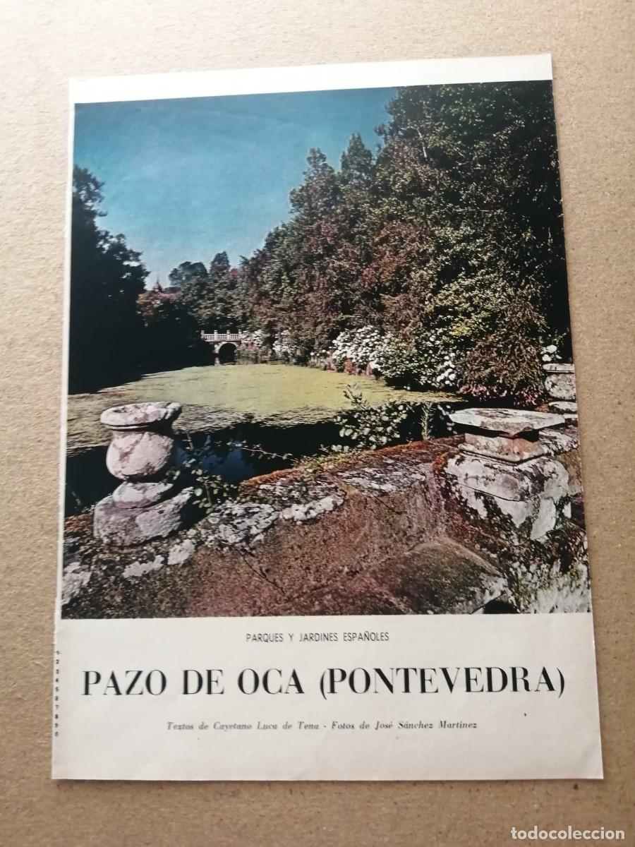 Libros de segunda mano: REVISTILLA BLANCO Y NEGRO. PAZO DE OCA, PONTEVEDRA