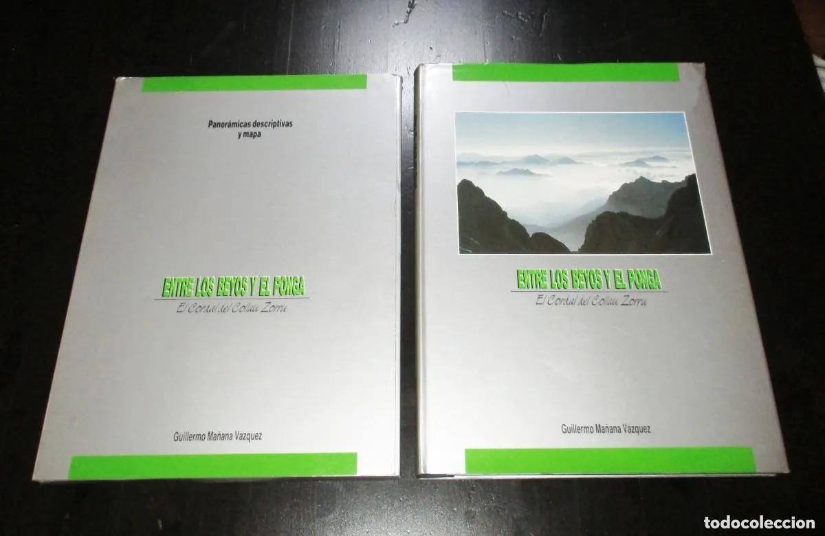 Libros de segunda mano: ENTRE LOS BEYOS Y EL PONGA. GUILLERMO MA&Ntilde;ANA. LIBRO Y CARPETA CON MAPA Y PANOR&Aacute;MICAS. ASTURIAS, 1988