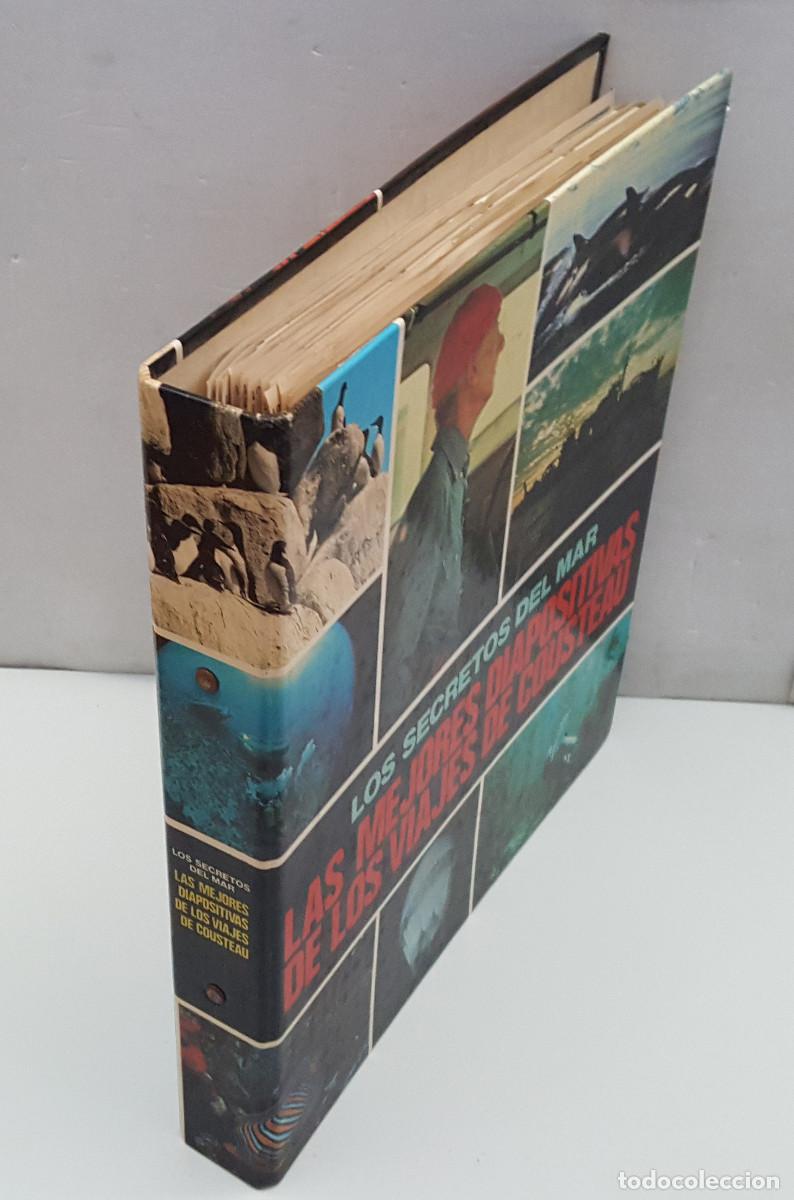 Libros de segunda mano: LOS SECRETOS DEL MAR, LAS MEJORES DIAPOSITIVAS (280) DE LOS VIAJES DE COUSTEAU(URBI&Oacute;N)+FOLLETO OBRA