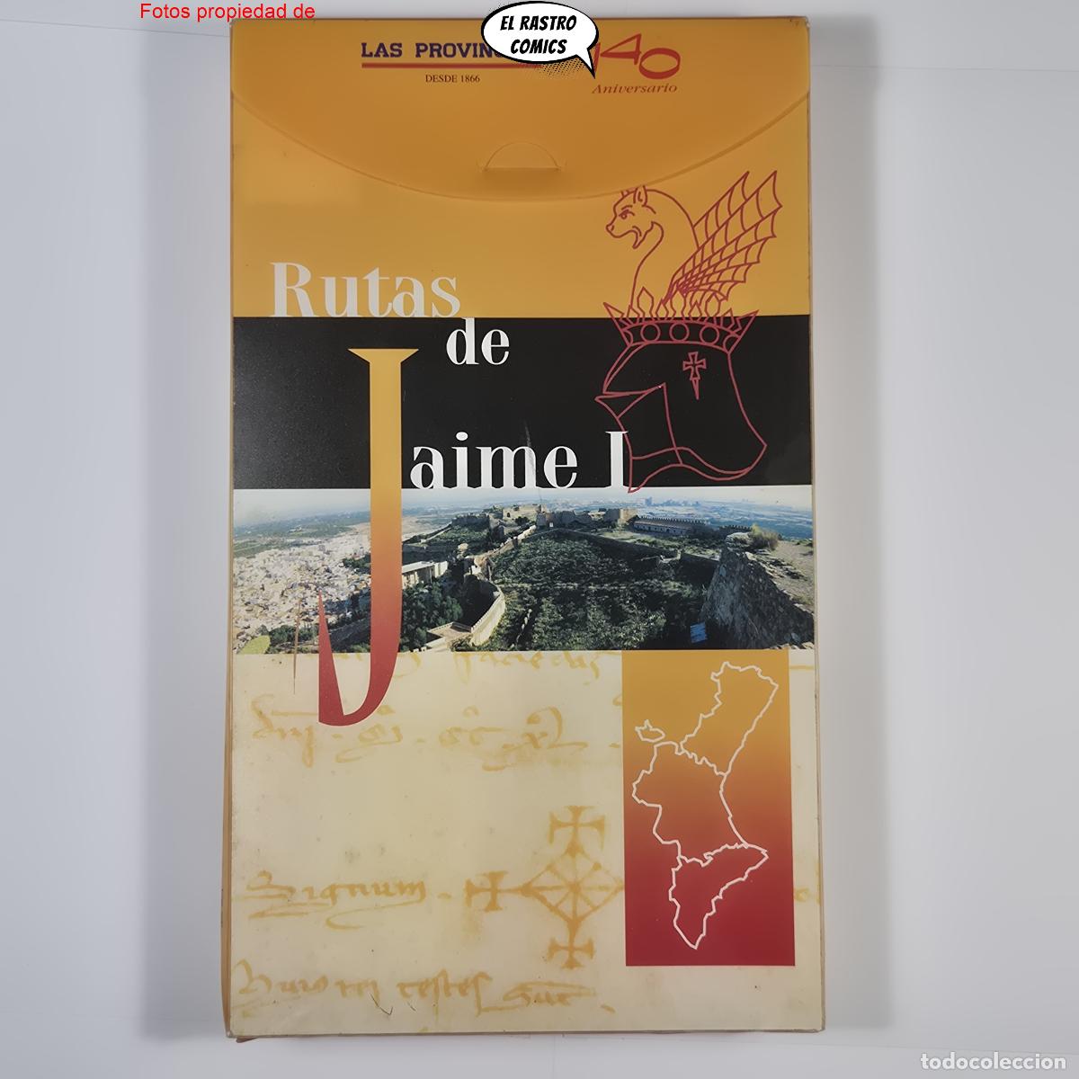 Libros de segunda mano: Rutas de Jaime I, 140 aniversario, ed Las Provincias 2006