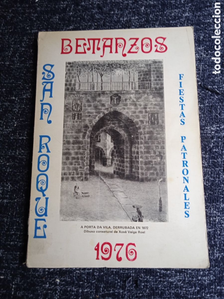 Libros de segunda mano: BETANZOS SAN ROQUE FIESTAS PATRONALES 1976