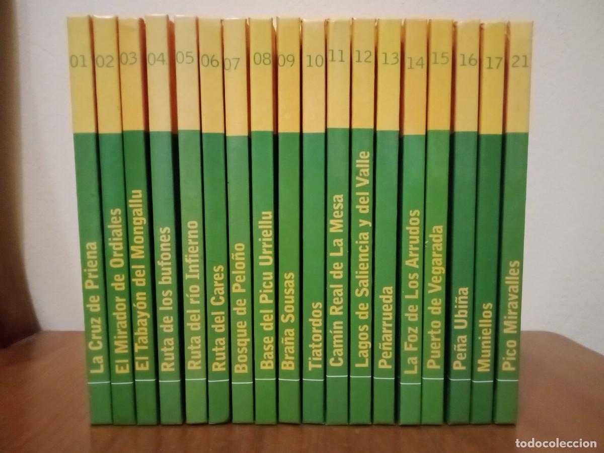 Libros de segunda mano: LOTE 18 LIBROS RUTAS PARA CAMINAR POR ASTURIAS, MONTA&Ntilde;A Y SENDERISMO, EDICIONES NOBEL