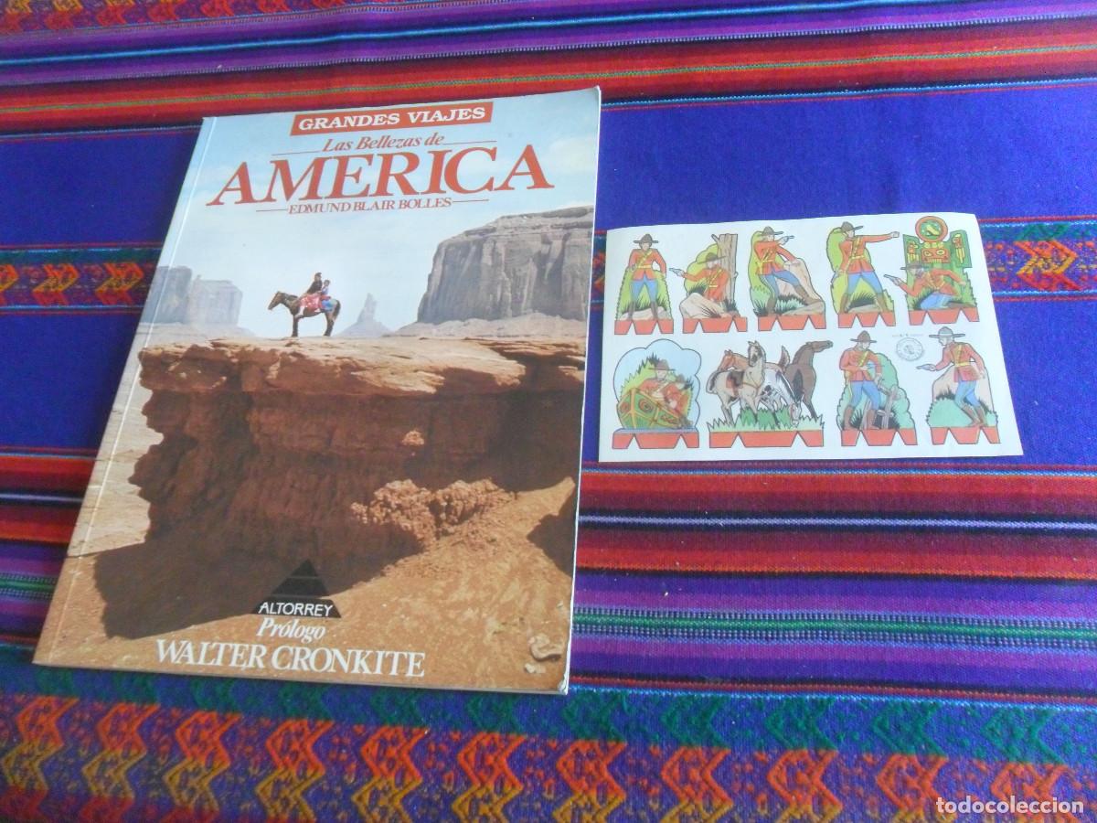 Libros de segunda mano: GRANDES VIAJES LAS BELLEZAS DE AM&Eacute;RICA. ALTORREY 1993. REGALO RECORTABLE POLIC&Iacute;A MONTADA CANAD&Aacute;.