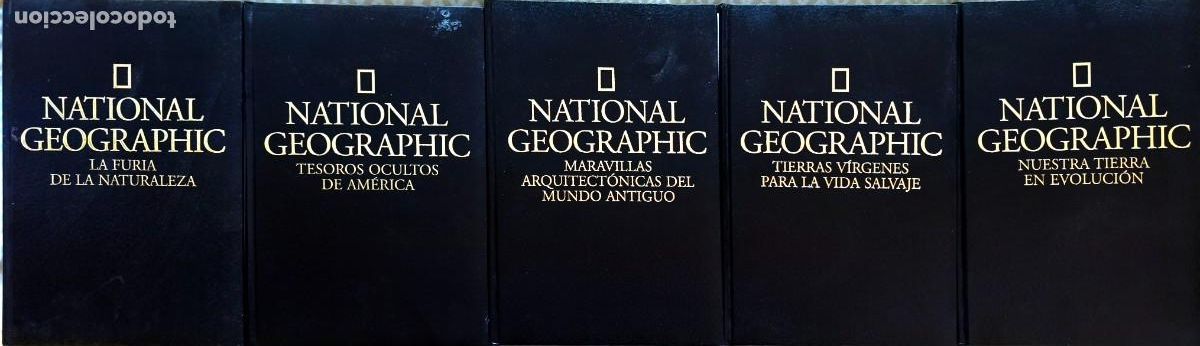 Libros de segunda mano: NATIONAL GEOGRAPHIC - 5 TOMOS NUEVOS - 1995