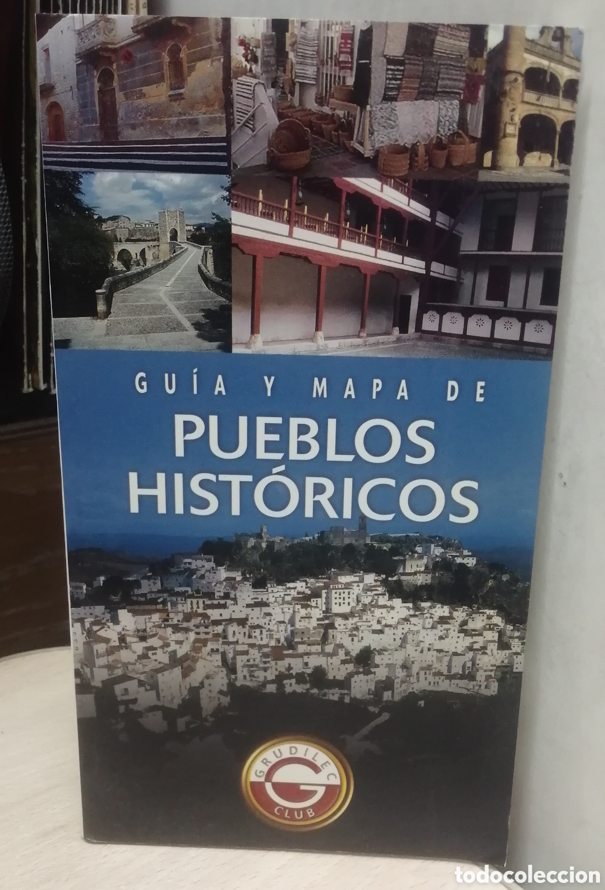 Libros de segunda mano: Gu&iacute;a y mapa de pueblos hist&oacute;ricos de Espa&ntilde;a Plaza & Janes Editores 2002