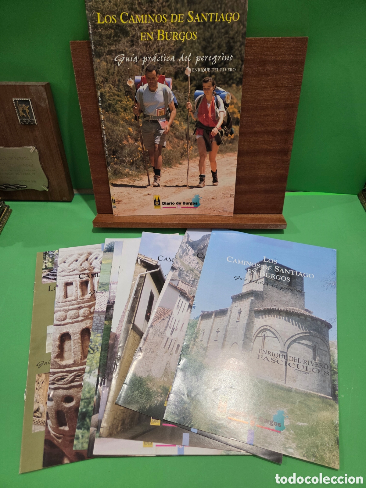 Libros de segunda mano: COLECCIONABLE...&rdquo;&rdquo;LOS CAMINOS DE SANTIAGO EN BURGOS&rdquo;&rdquo;...GUIA DEL PEREGRINO...8 FASCICULOS COMPLETO..