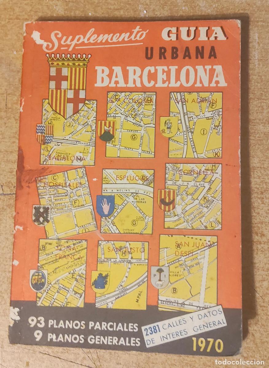 Libros de segunda mano: Gu&iacute;a urbana Barcelona VVAA Editorial: Editorial Pamias - a&ntilde;o 1970