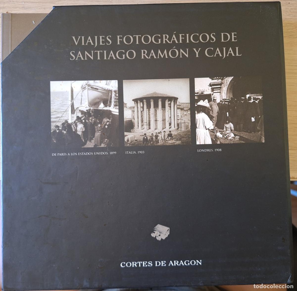 Libros de segunda mano: VIAJES FOTOGRAFICOS DE SANTIAGO RAMON Y CAJAL. 3 TOMOS EN 1 ESTUCHE. DE PARIS A LOS ESTADOS UNIDOS 1