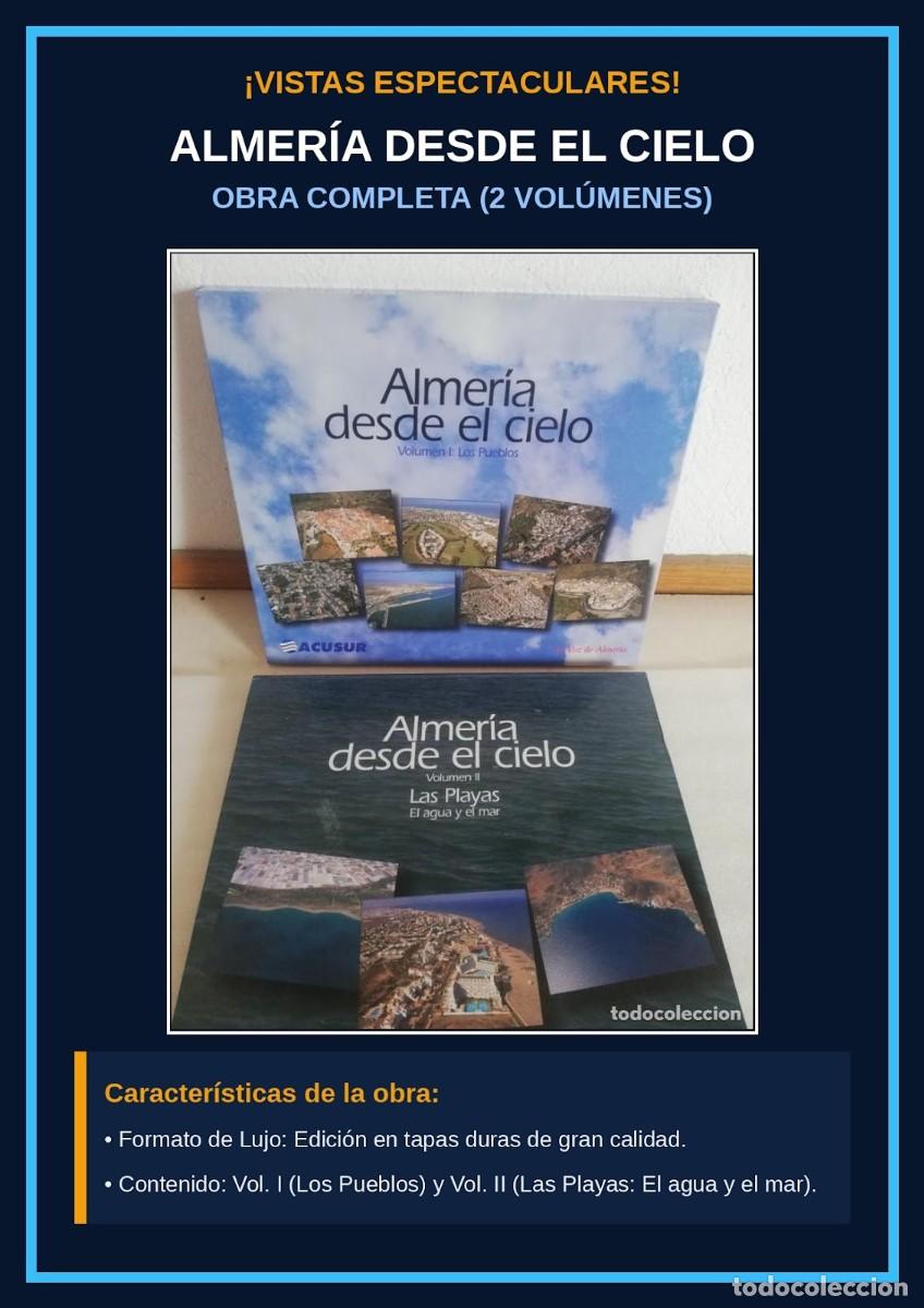 Libros de segunda mano: ALMERIA DESDE EL CIELO (2 VOLUMENES ) TAPAS DURAS