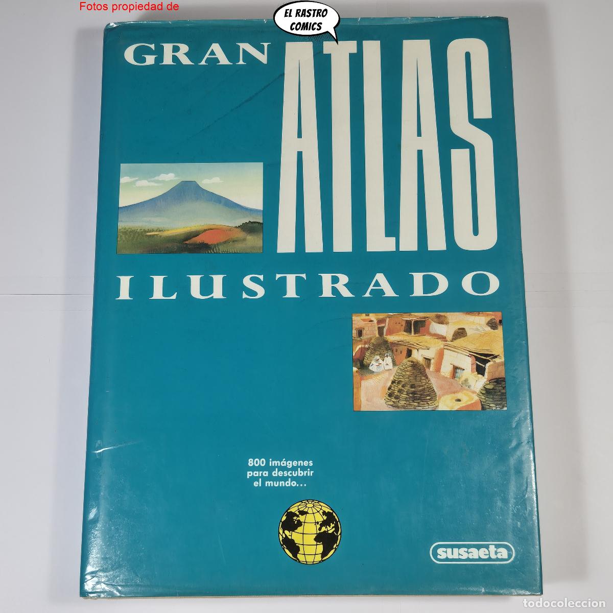 Libros de segunda mano: Gran Atlas ilustrado, 800 im&aacute;genes para descubrir el mundo, Jiri Kalousek, Susaeta