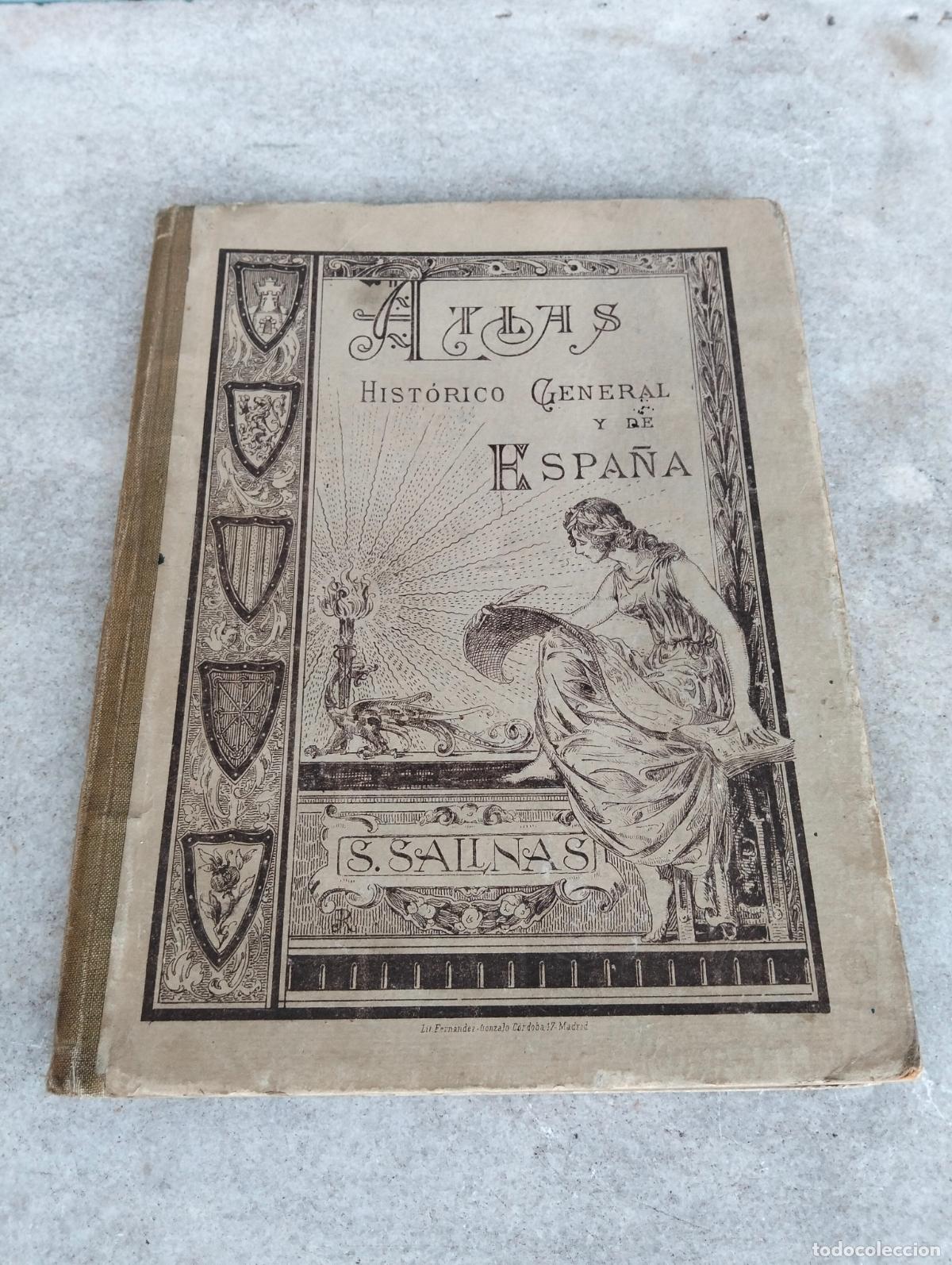 Gebrauchte B&uuml;cher: Atlas hist&oacute;rico general y de Espa&ntilde;a Salvador Salinas y Bellver 1948