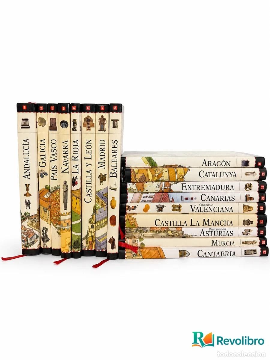 Libros de segunda mano: Las gu&iacute;as visuales de Espa&ntilde;a 17 tomos completa - No disponible