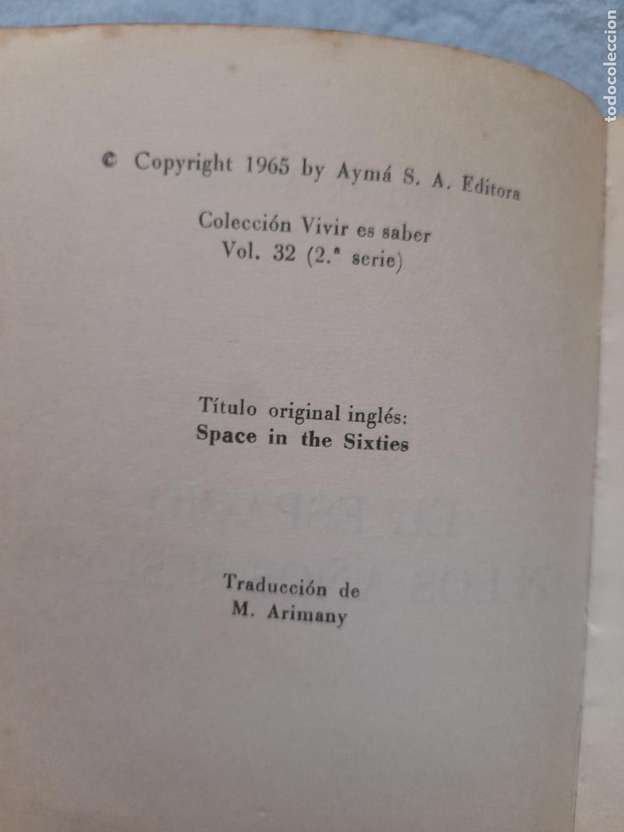 Libros de segunda mano: El Espacio en los a&ntilde;os 60. Patrick Moore. - Foto 4
