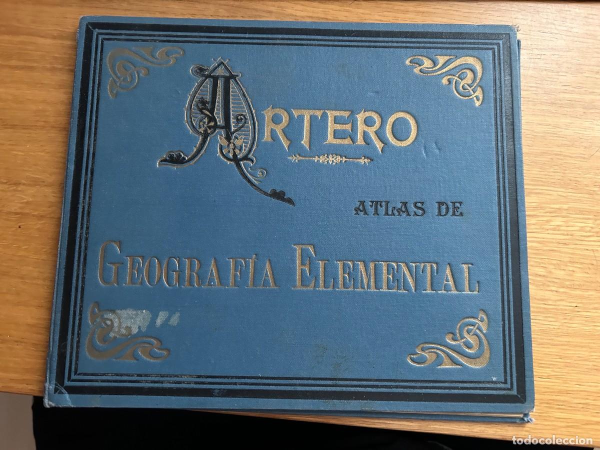 Livros em segunda m&atilde;o: Atlas de Geografia Elemental. Artero. A&ntilde;o sin determinar ( a&ntilde;os 20)