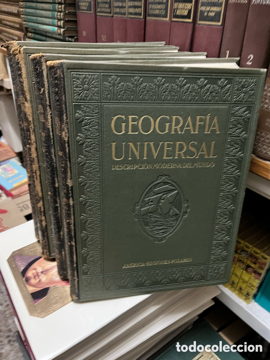 Libros de segunda mano: GEOGRAFIA UNIVERSAL GALLACH 4 TOMOS DESCRIPCI&Oacute;N MODERNA DEL MUNDO