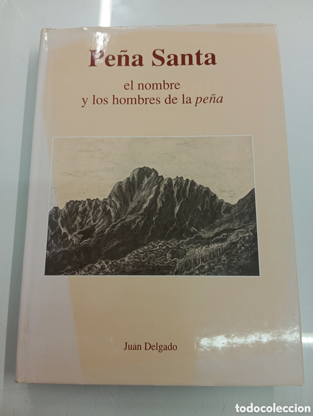Libros de segunda mano: Pe&ntilde;a Santa. El nombre y los hombres de la pe&ntilde;a JUAN DELGADO Firmado Picos de Europa Asturias Monta&ntilde;a