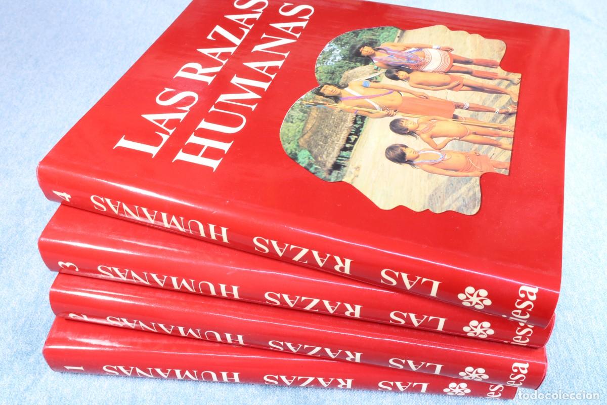 Second hand books: Libro Las razas humanas. Cuatro tomos. 1981 Book: The Human Races. Four volumes. 1981