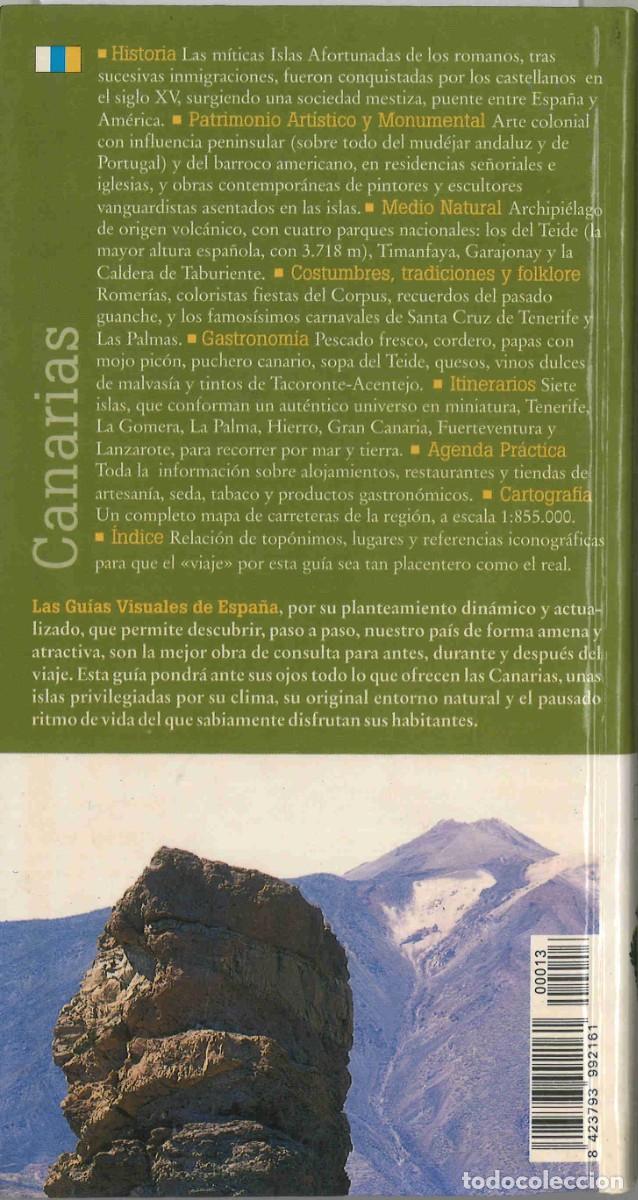 Libros de segunda mano: Canarias. Las gu&iacute;as visuales de Espa&ntilde;a. 2000 - Foto 2