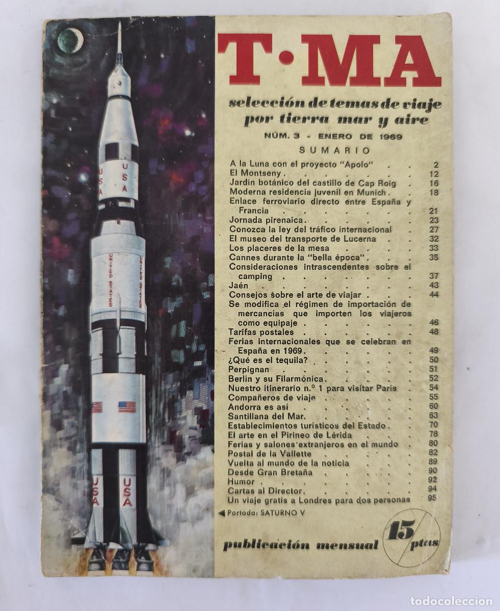 Second hand books: T&middot;MA - Selecci&oacute;n de temas de Viaje por Tierra Mar y Aire No 3 Enero 1969