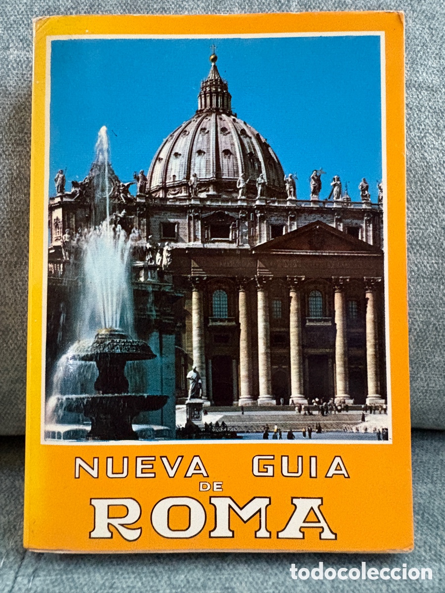 Libros de segunda mano: (L872) Nueva Gu&iacute;a Ilustrada de Roma y Vaticano - 1966+ Tarjeta epoca