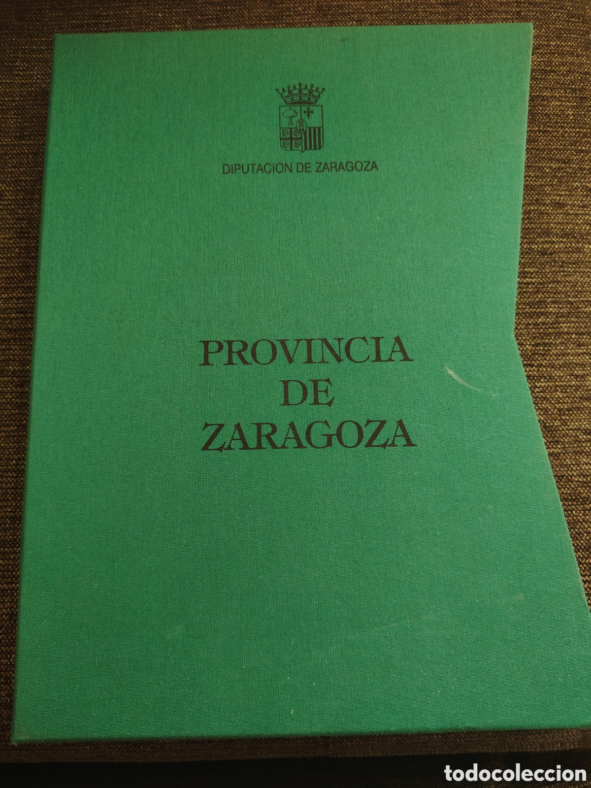Libros de segunda mano: Provincia Zaragoza. Diputaci&oacute;n Zaragoza. Con tarjeta firmada presidente