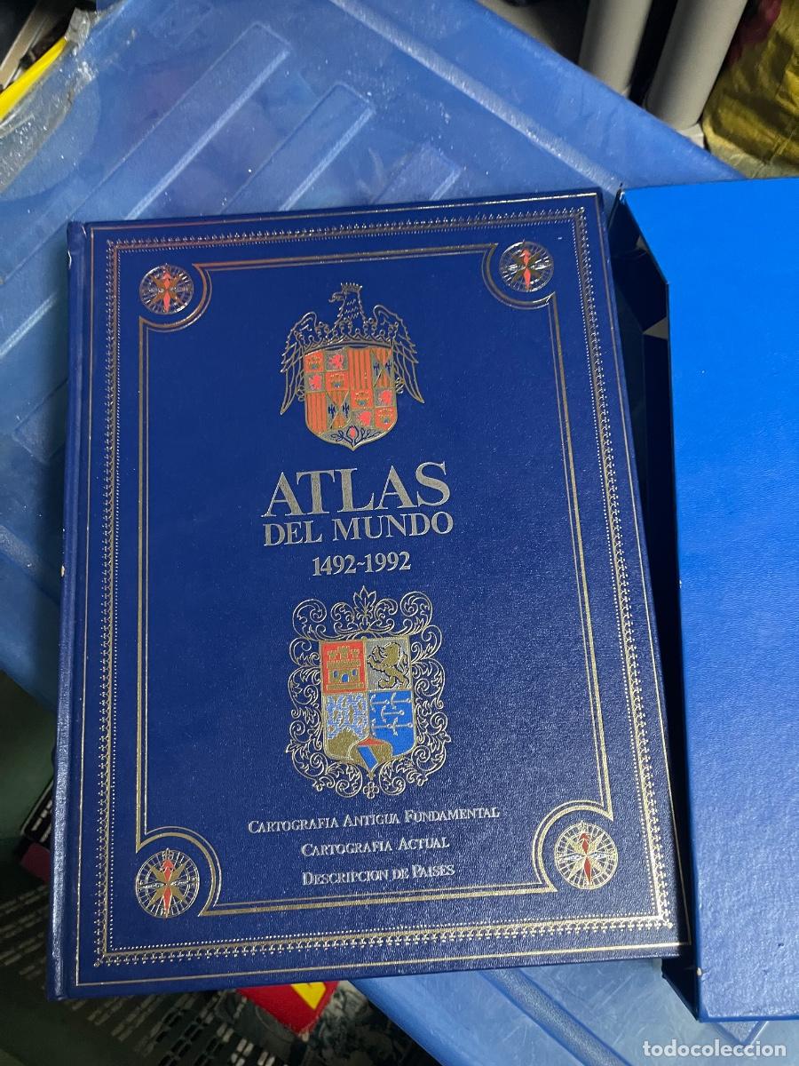 Libros de segunda mano: ATLAS DEL MUNDO 1492-1992 Cartograf&iacute;a Antigua Fundamental Con estuche