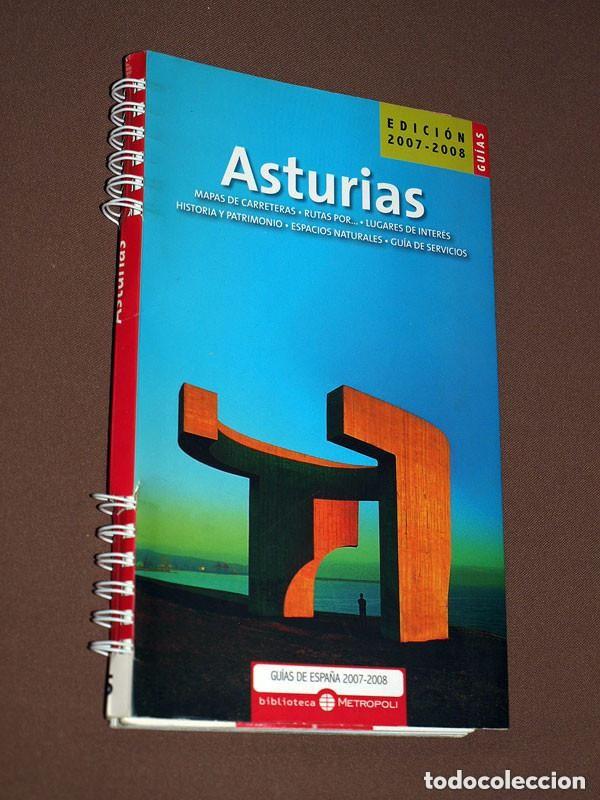Libros de segunda mano: ASTURIAS. MAPAS CARRETERAS RUTAS LUGARES INTER&Eacute;S HISTORIA PATRIMONIO ESPACIOS NATURALES GU&Iacute;AS 2008 +