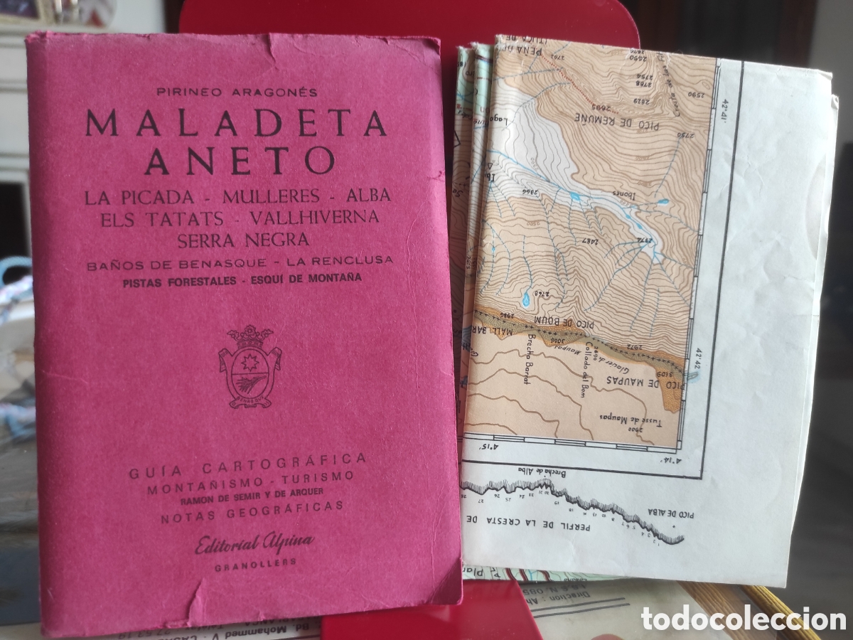Libros de segunda mano: Pirineo Aragon&eacute;s. Maladeta Aneto. Gu&iacute;a cartogr&aacute;fica Monta&ntilde;ismo