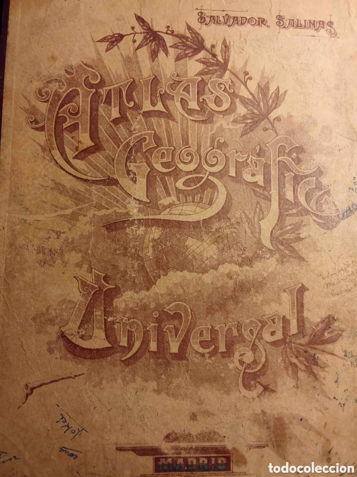 Libros de segunda mano: Atlas Geografico Universal de SALVADOR SALINAS ed 1947 JMJ
