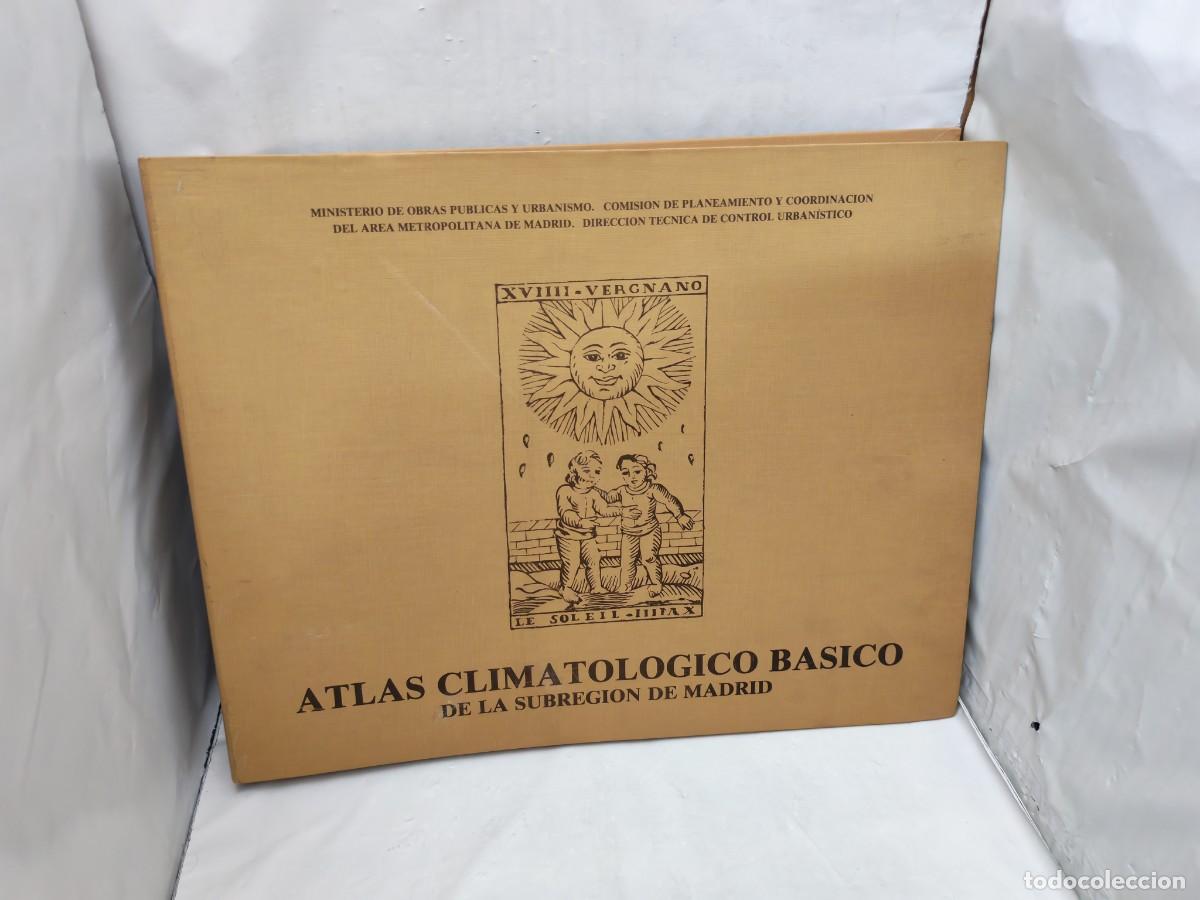 Libros de segunda mano: Atlas Climatol&oacute;gico B&aacute;sico de la Subregi&oacute;n de Madrid (1&ordf; edici&oacute;n, NO INCLUYE PLANO PLASTIFICADO)