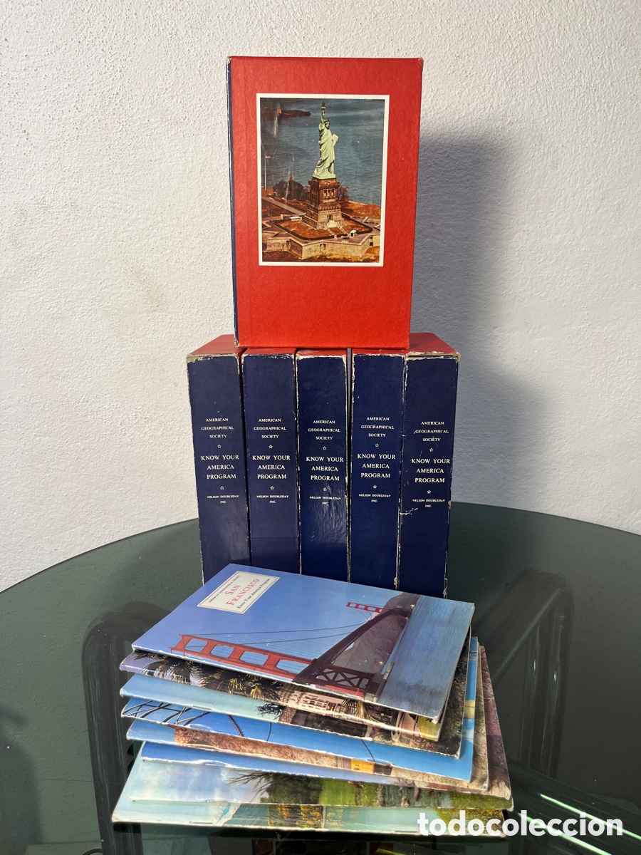 Libros de segunda mano: Libros de cromos EEUU a&ntilde;os 50 - folletos Estados