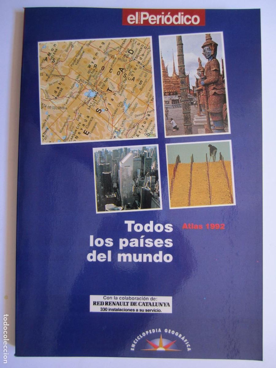 Libros de segunda mano: atlas 1992 todos los paises del mundo red renault catalunya